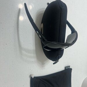 Oakley Matte Black Sunglasses with Case